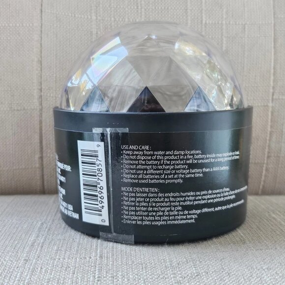 LED Disco Light Ball Multi Color Lights Up Show Battery Operated Party Light - Picture 8 of 11